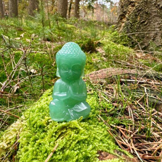 0544 Baby Boeddha van groene Jade